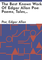 The_best_known_works_of_Edgar_Allan_Poe